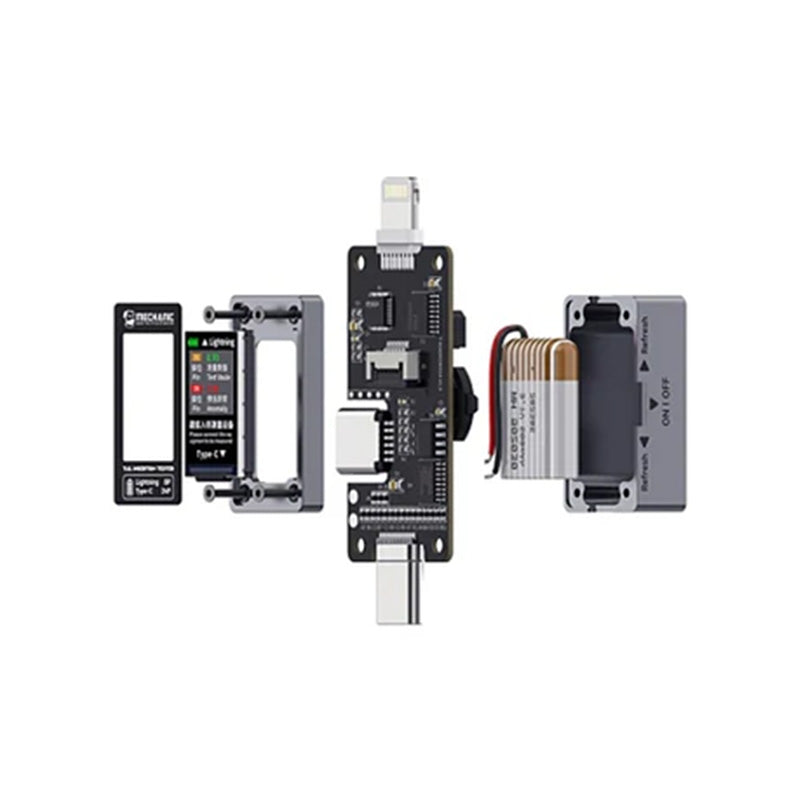 Mechanic T-824 Audio Detections for iPhone Lightning and Androids Type C Ports Devices