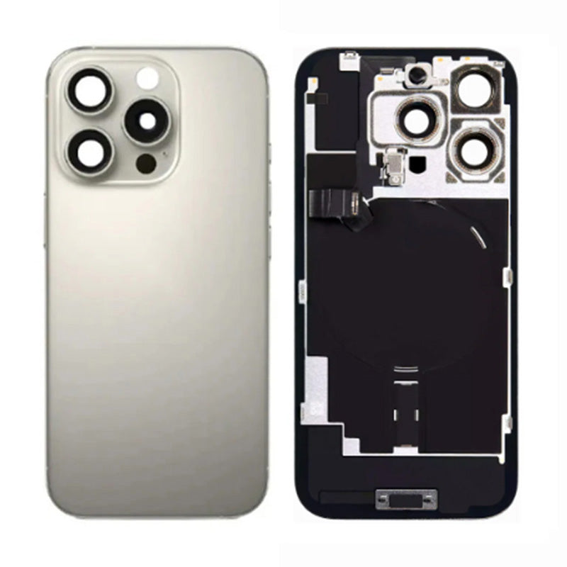 Back Panel with Wireless Charging Flex Grey for iPhone 16Pro (Best Quality)