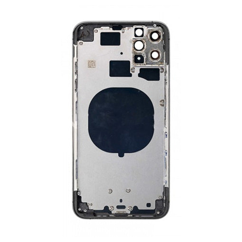 Back Housing Without Parts Black No Logo For iPhone 11Pro (Best Aftermarket)