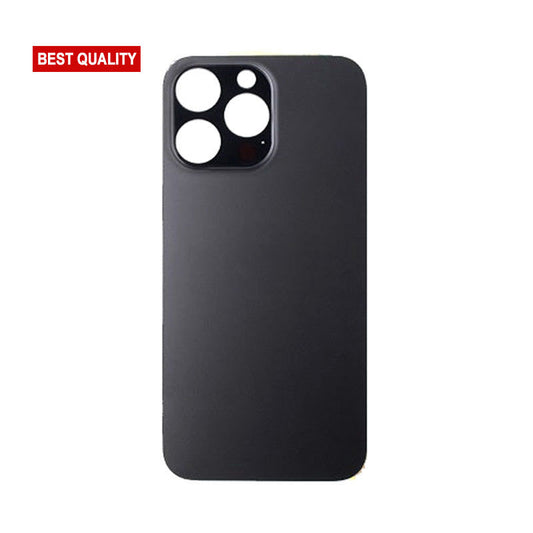 Back Glass Black No Logo for iPhone 14Pro (Best Aftermarket)
