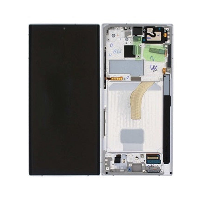 Samsung S23Ultra Screen Cream White (Aftermarket Soft OLED)