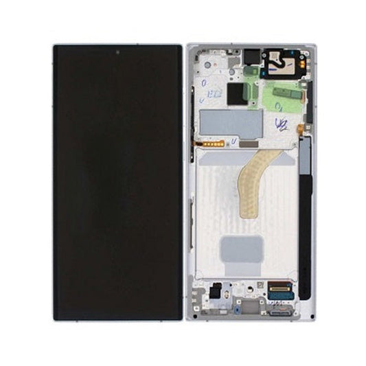 Samsung S23Ultra Screen Cream White (Aftermarket Soft OLED)