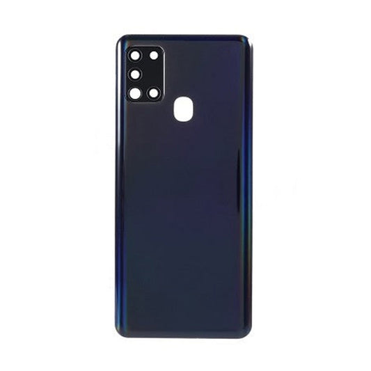 SAMSUNG A21S BACK GLASS COVER BLACK