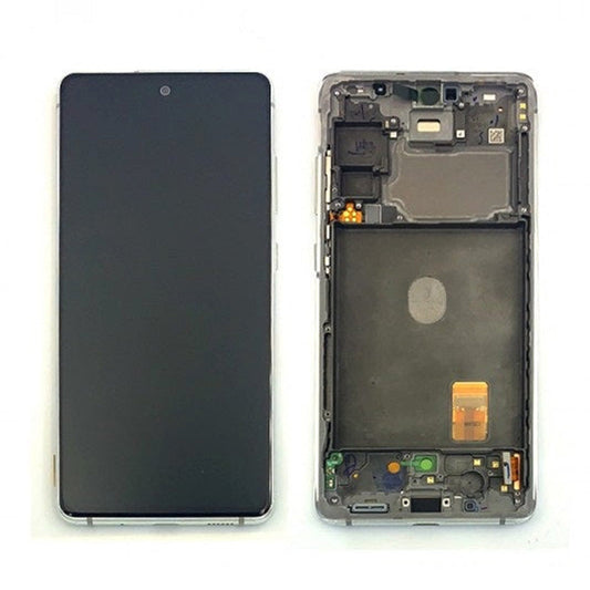 Samsung S20FE Service Pack OLED Screen Assembled with Third Party Frame White