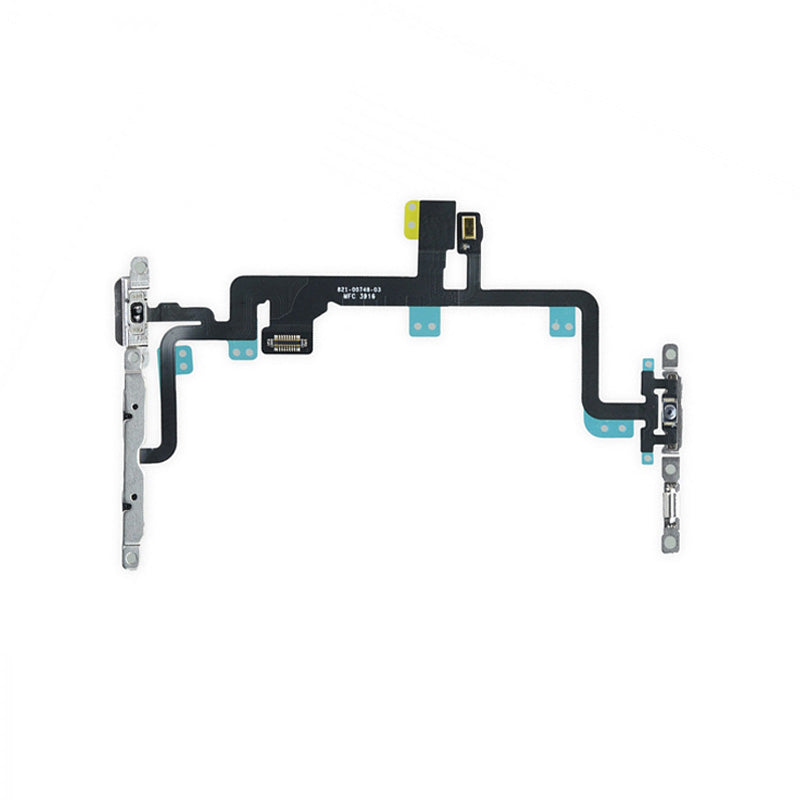Power On Off Flex With Metal Bracket for iPhone 7Plus