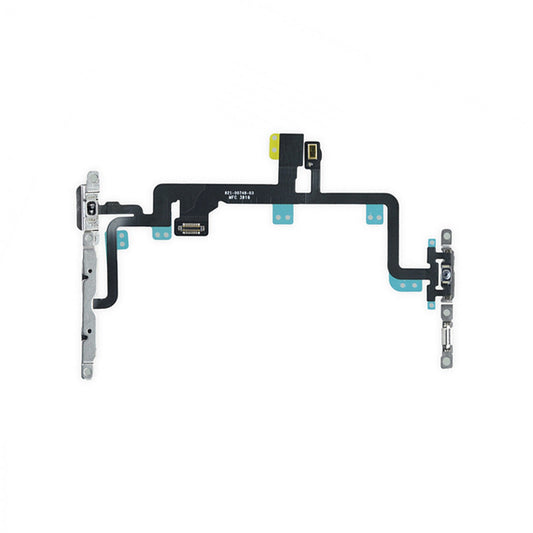Power On Off Flex With Metal Bracket for iPhone 7Plus