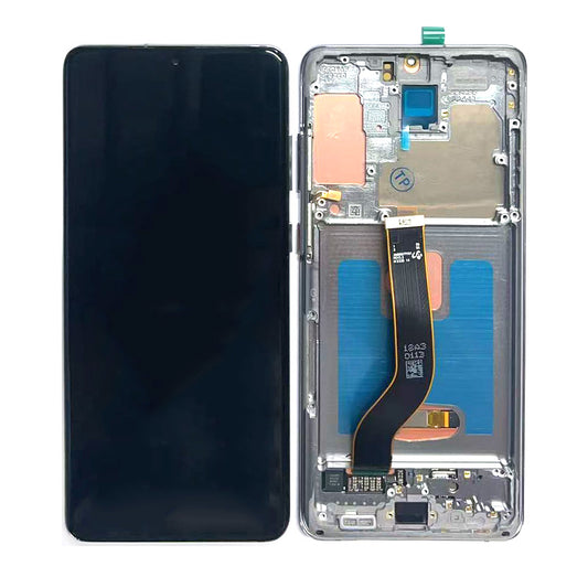Samsung S20Plus Service Pack OLED Assembled with Third Party Frame Grey