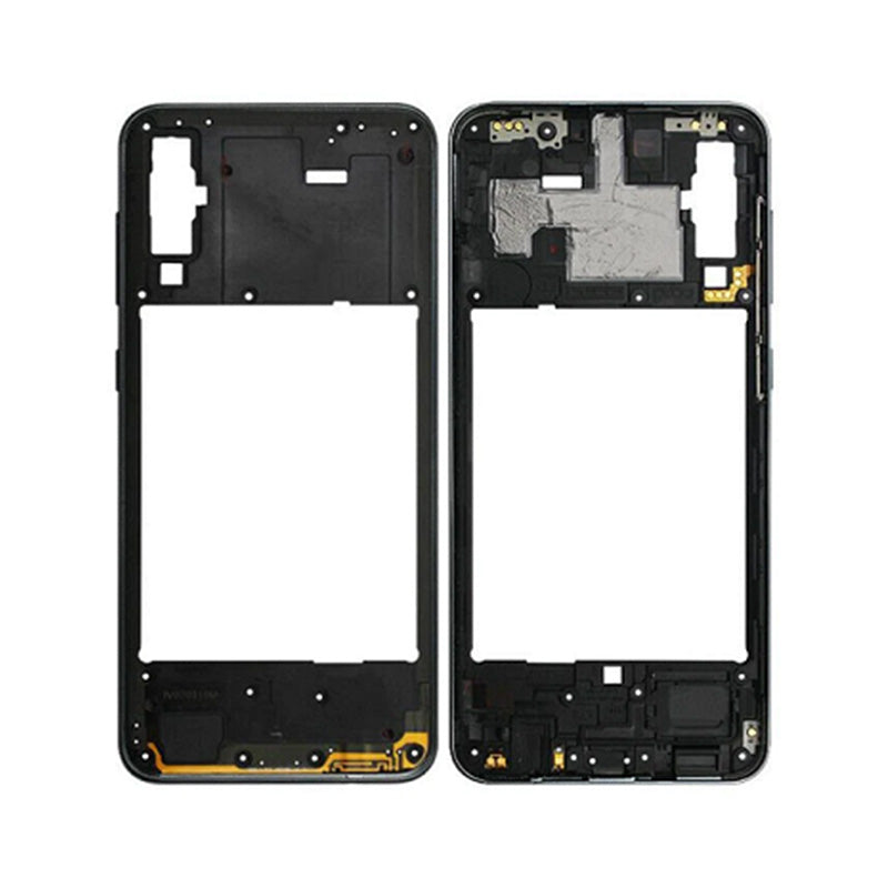 SAMSUNG A50 MIDDLE FRAME WITH POWER VOLUME FLEX BLACK