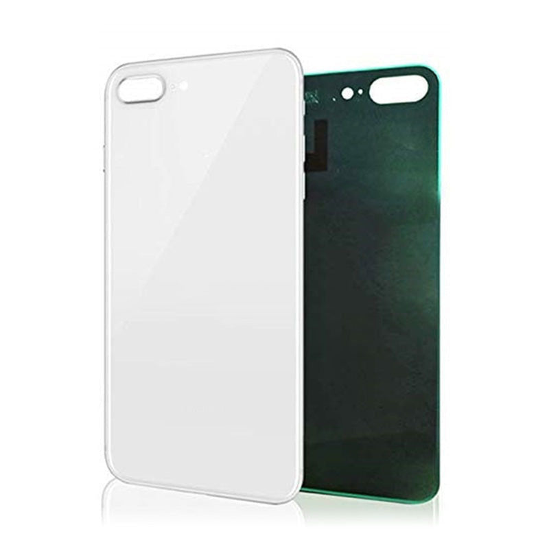 Back Glass White No Logo for iPhone 8Plus (Aftermarket Premium)