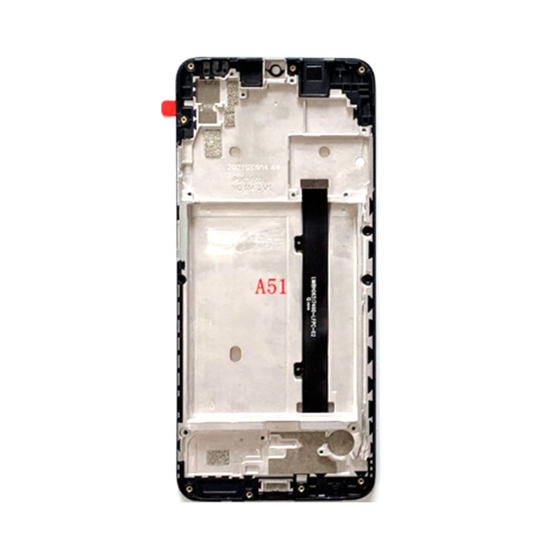 ZTE A51 2020 LCD Screen with Frame Black (Best Aftermarket)