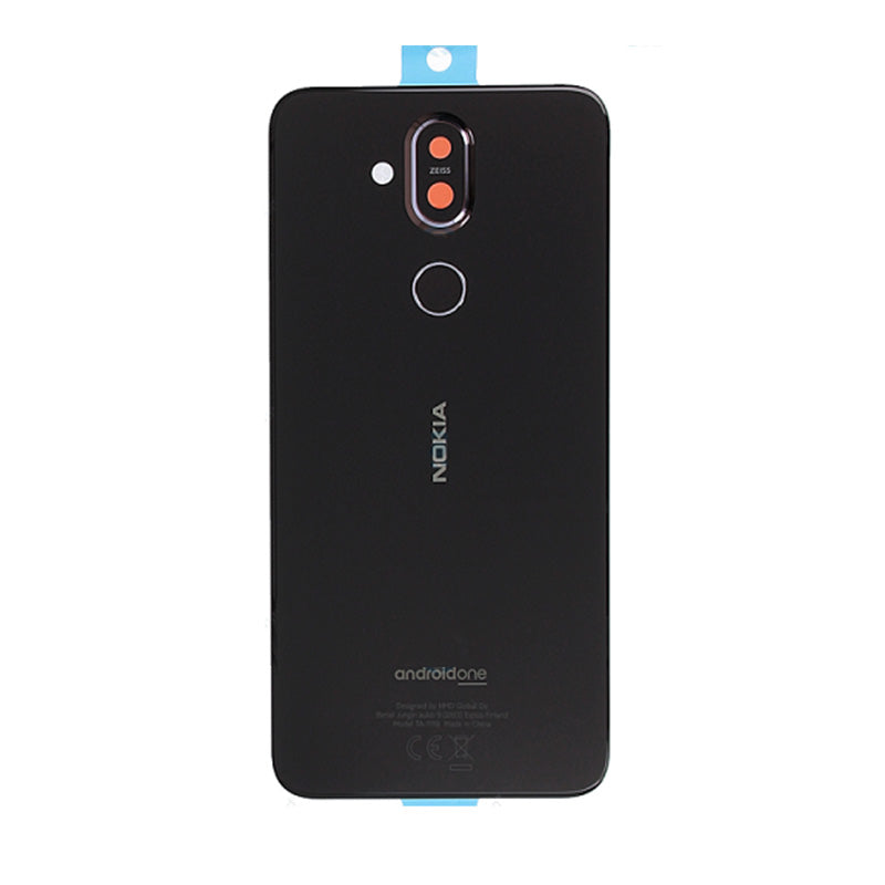 NOKIA 8.1 BACK GLASS BLACK (BRAND NEW)