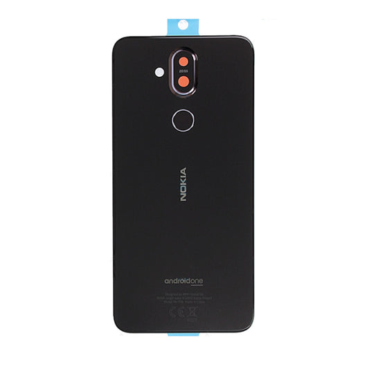 NOKIA 8.1 BACK GLASS BLACK (BRAND NEW)