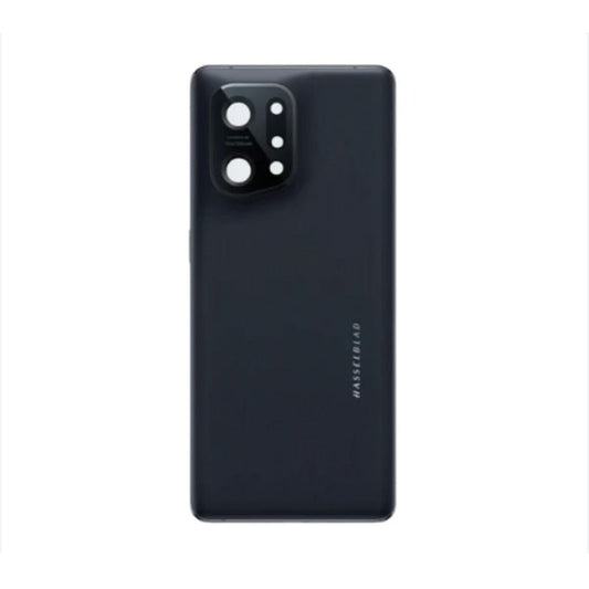 OPPO FIND X5 BACK GLASS BLACK WITH CAMERA LENS