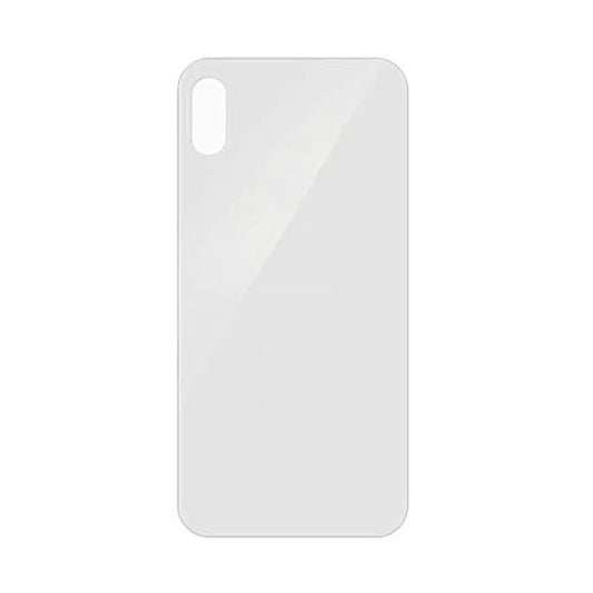 Back Glass White No Logo for iPhone Xs (Aftermarket Premium)