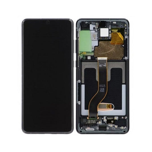 SAMSUNG S20PLUS SCREEN BLACK (AFTERMARKET SOFT OLED)