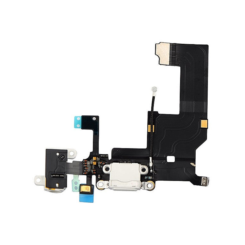 Charging Port Flex White for iPhone 5G