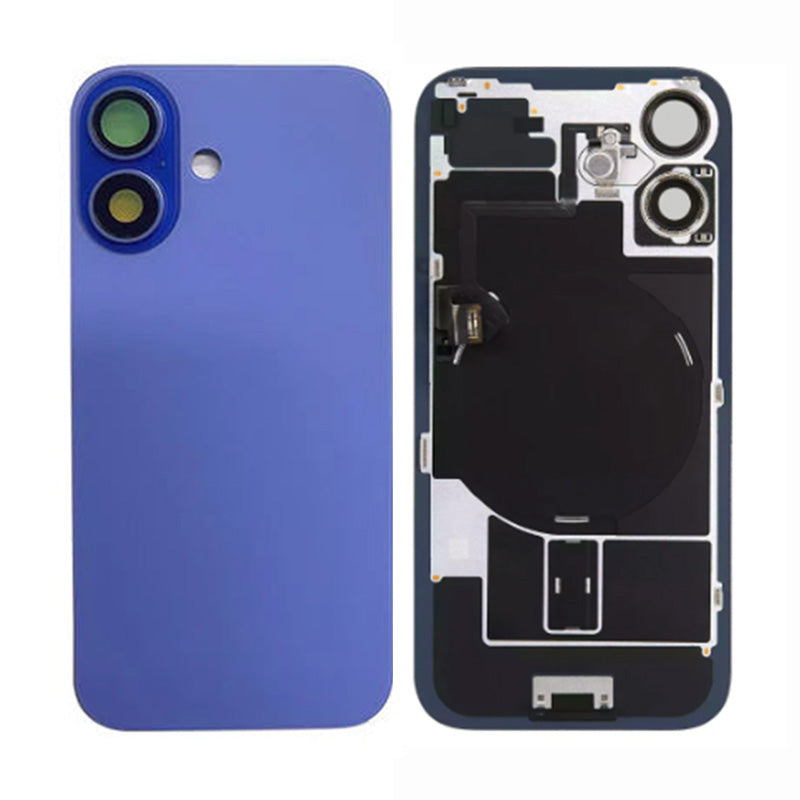 Back Panel with Wireless Charging Flex Purple for iPhone 16Plus (Best Quality)