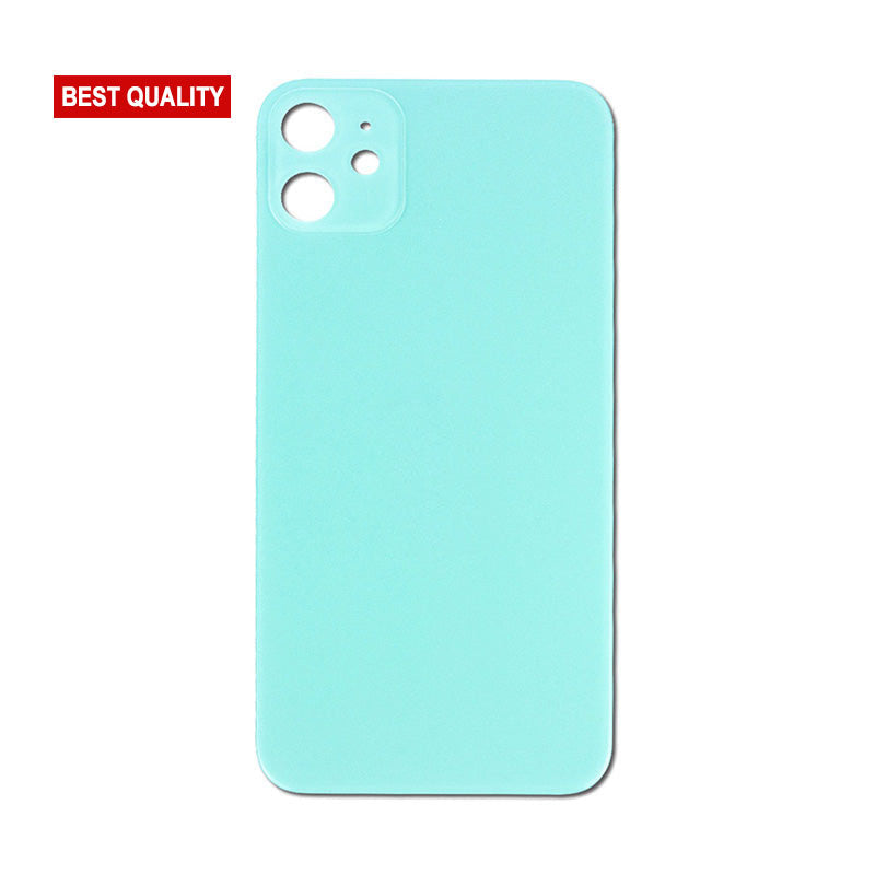 Back Glass Green No Logo for iPhone 11 (Best Aftermarket)