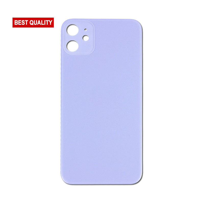 Back Glass Purple No Logo for iPhone 11 (Best Aftermarket)
