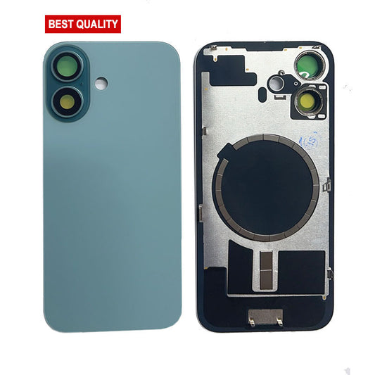 Back Panel with Magnet Tear No Logo for iPhone 16 (Best Aftermarket)
