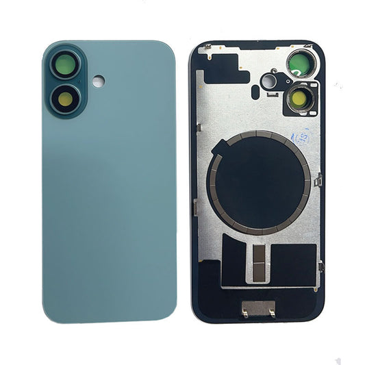 Back Panel with Magnet Tear No Logo for iPhone 16 (Aftermarket Premium)