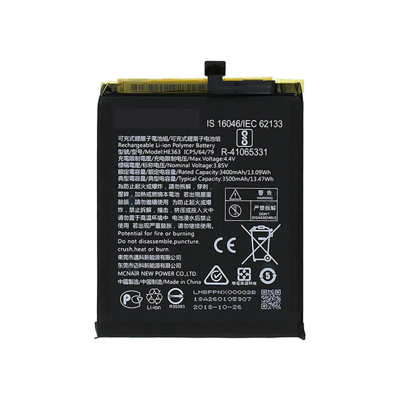 NOKIA 8.1 BATTERY HE363 (AFTERMARKET HIGH QUALITY)