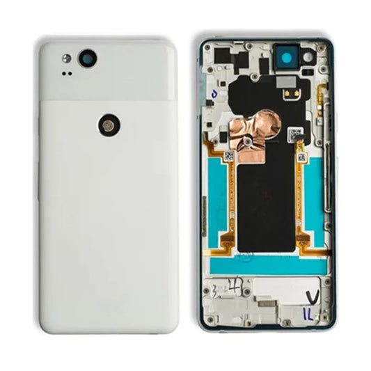 GOOGLE PIXEL2 BACK HOUSING WHITE (PULLED)