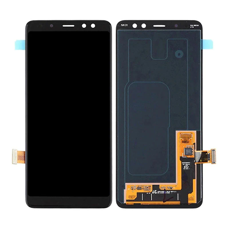 Samsung A8(2018) OLED Screen Black GH97-21406A (Service Pack)