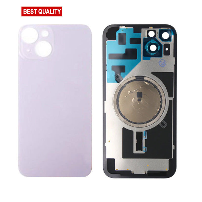 Back Panel with Magnet Purple No Logo for iPhone 14Plus (Best Aftermarket)