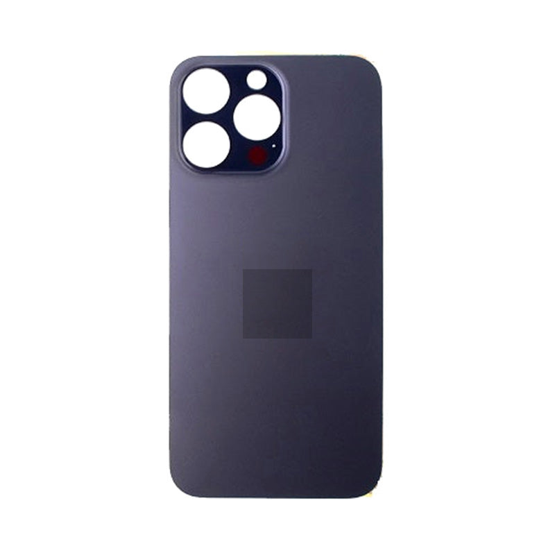 Back Glass Purple No Logo Pre-Installed 3M Adhesive For iPhone 14Pro (Aftermarket Premium)