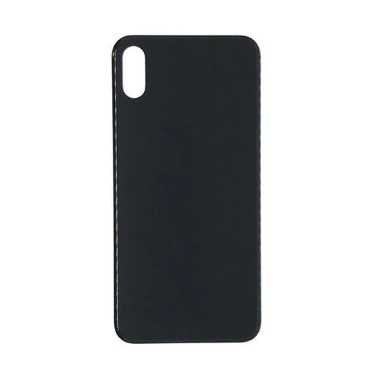 Back Glass Black No Logo for iPhone Xs (Aftermarket Premium)
