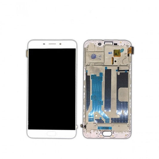 OPPO R9 SCREEN WITH FRAME WHITE (AFTERMARKET)