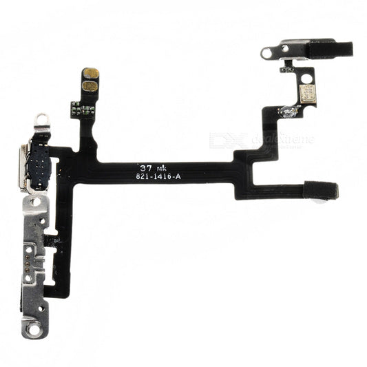Power On Off Flex with Metal Bracket for iPhone 5G