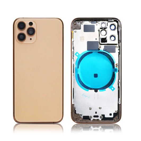 Back Housing Without Parts Gold No Logo For iPhone 11Pro Max